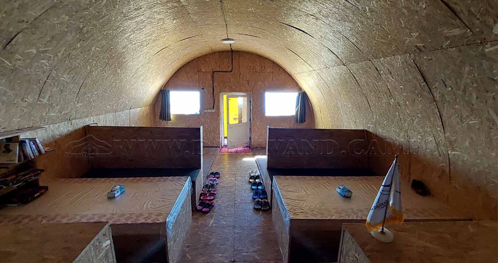 Inside view: A peek into the old hut at Camp 3 of Damavand.