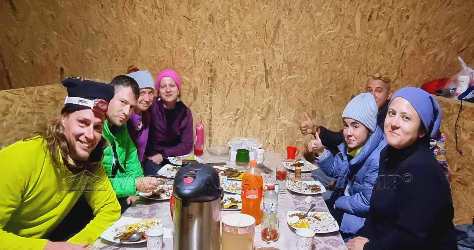 Meal Service at Camp 3 (old hut) of Mount Damavand